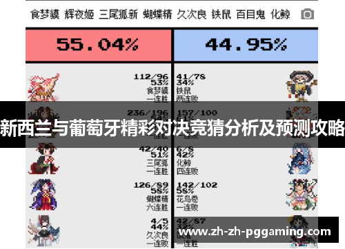 新西兰与葡萄牙精彩对决竞猜分析及预测攻略